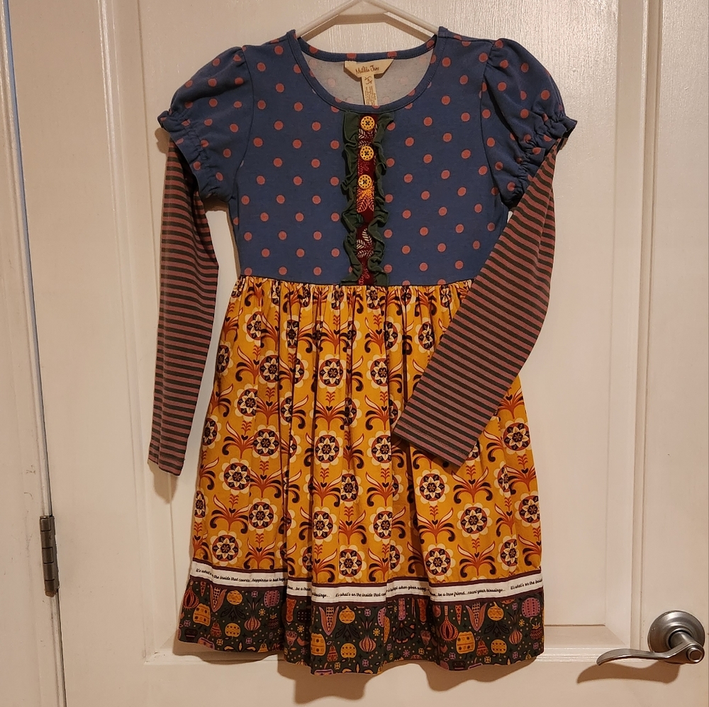 Matilda Jane Dress size 8 in girls eye catching